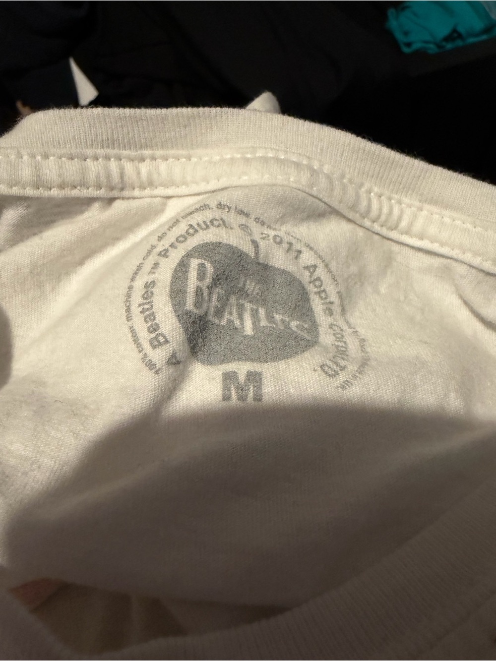 The Beatles Liverpool 1962 Vintage Band Tee White M - Picture 3 of 3
